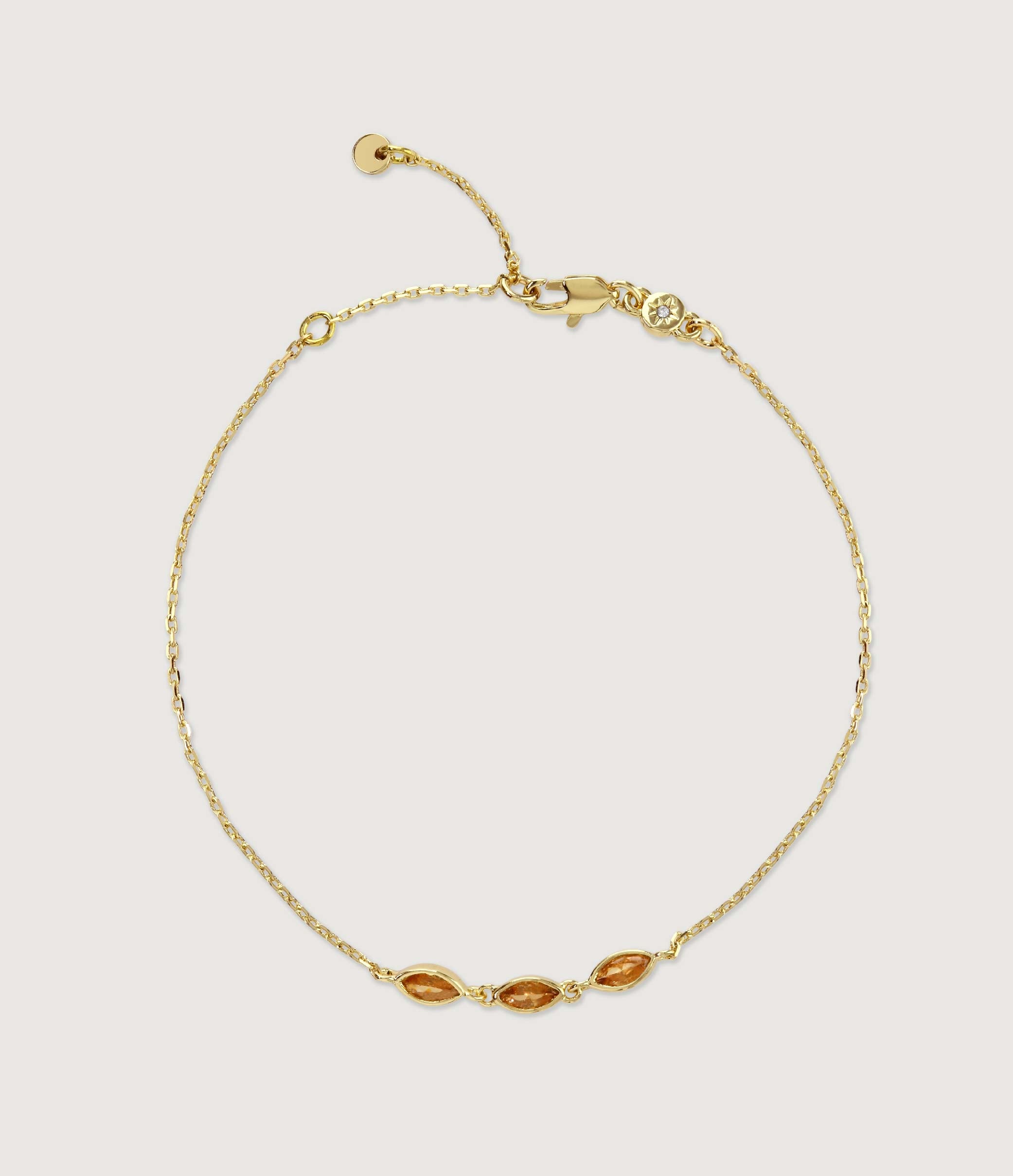 *SIAM MARQUISE CRYSTAL DAINTY BRACELET