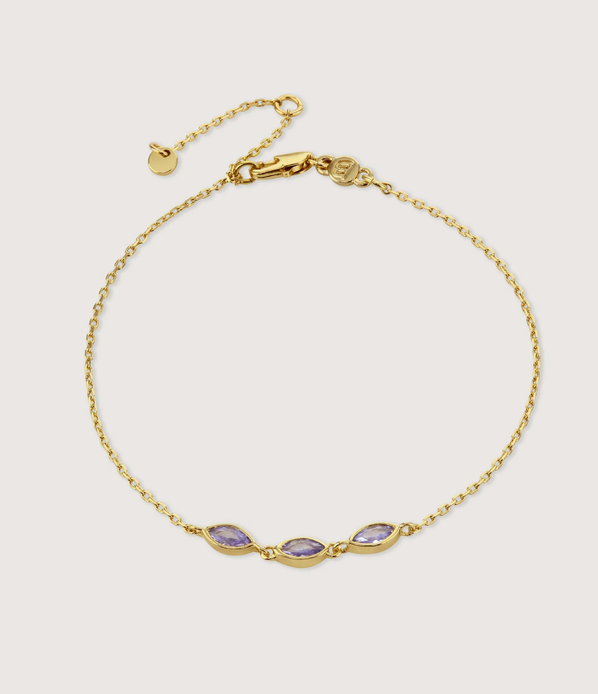 *SIAM MARQUISE CRYSTAL DAINTY BRACELET