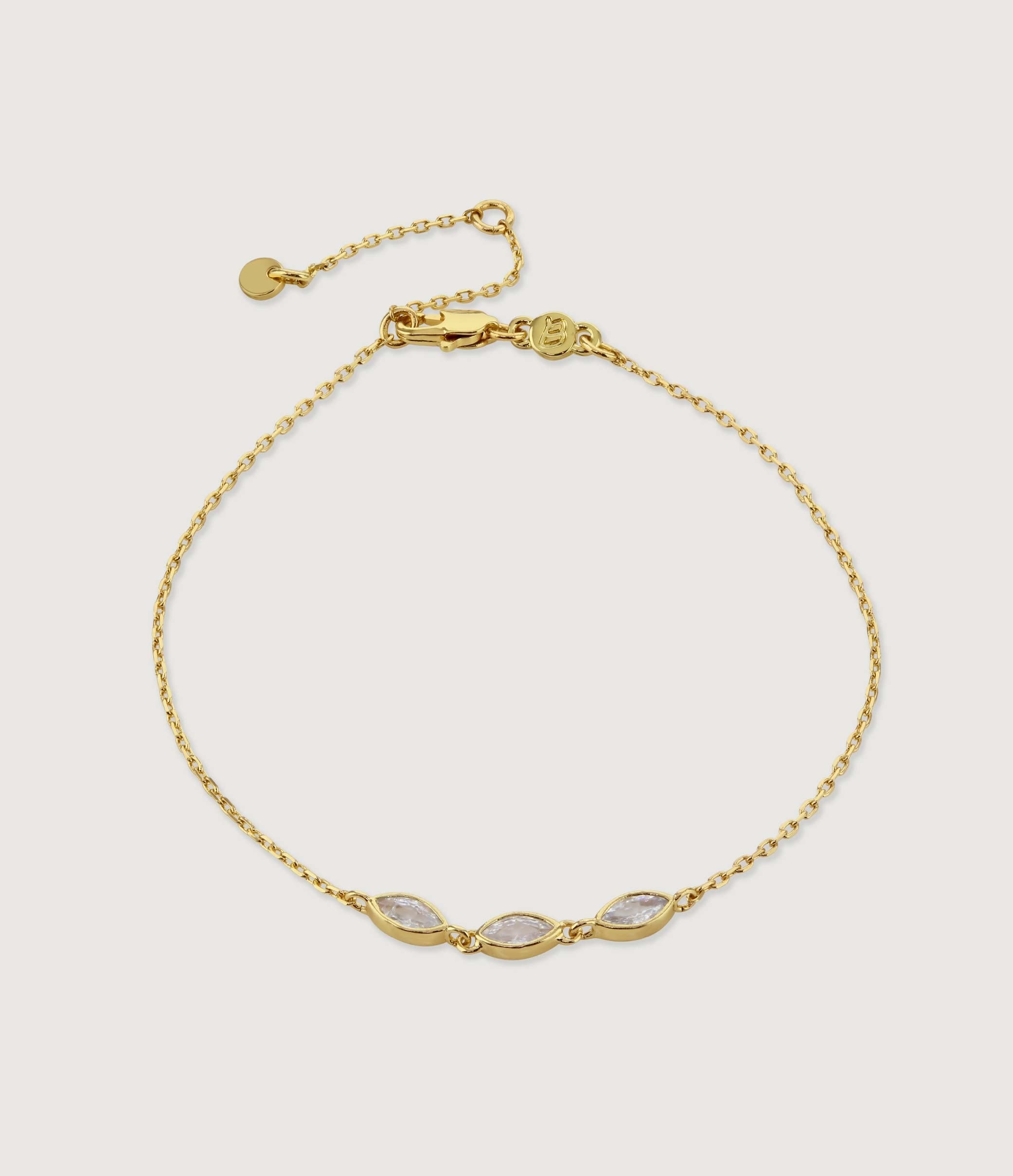 *SIAM MARQUISE CRYSTAL DAINTY BRACELET