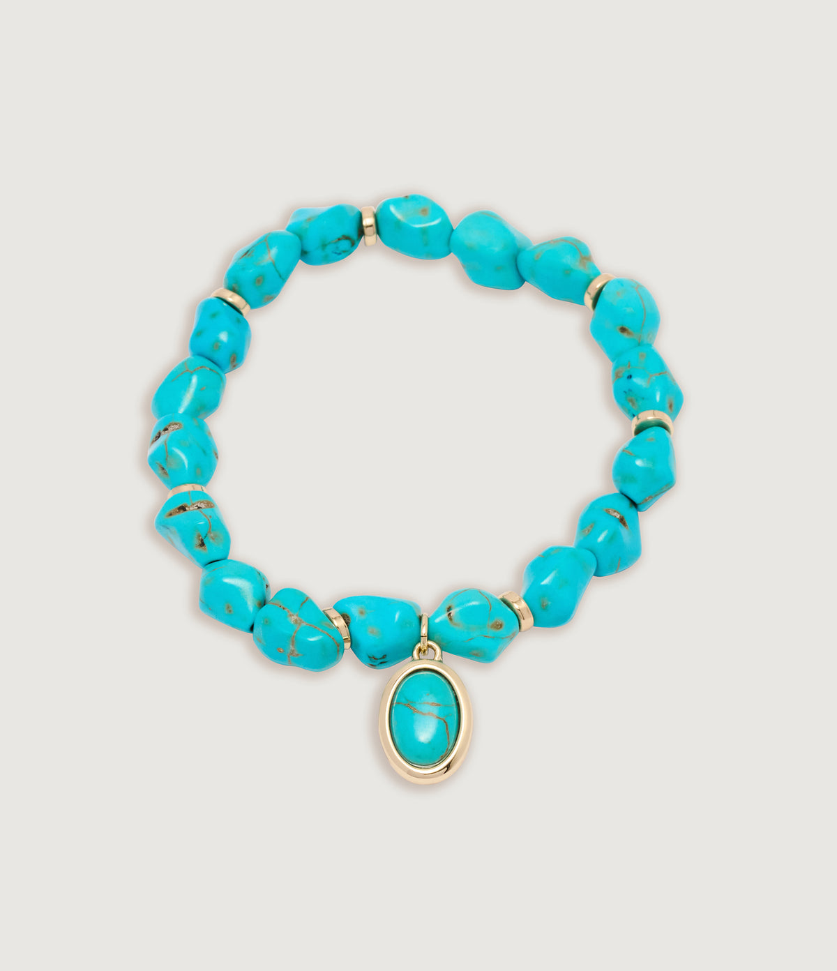 Lagoon Turquoise Charm Bracelet