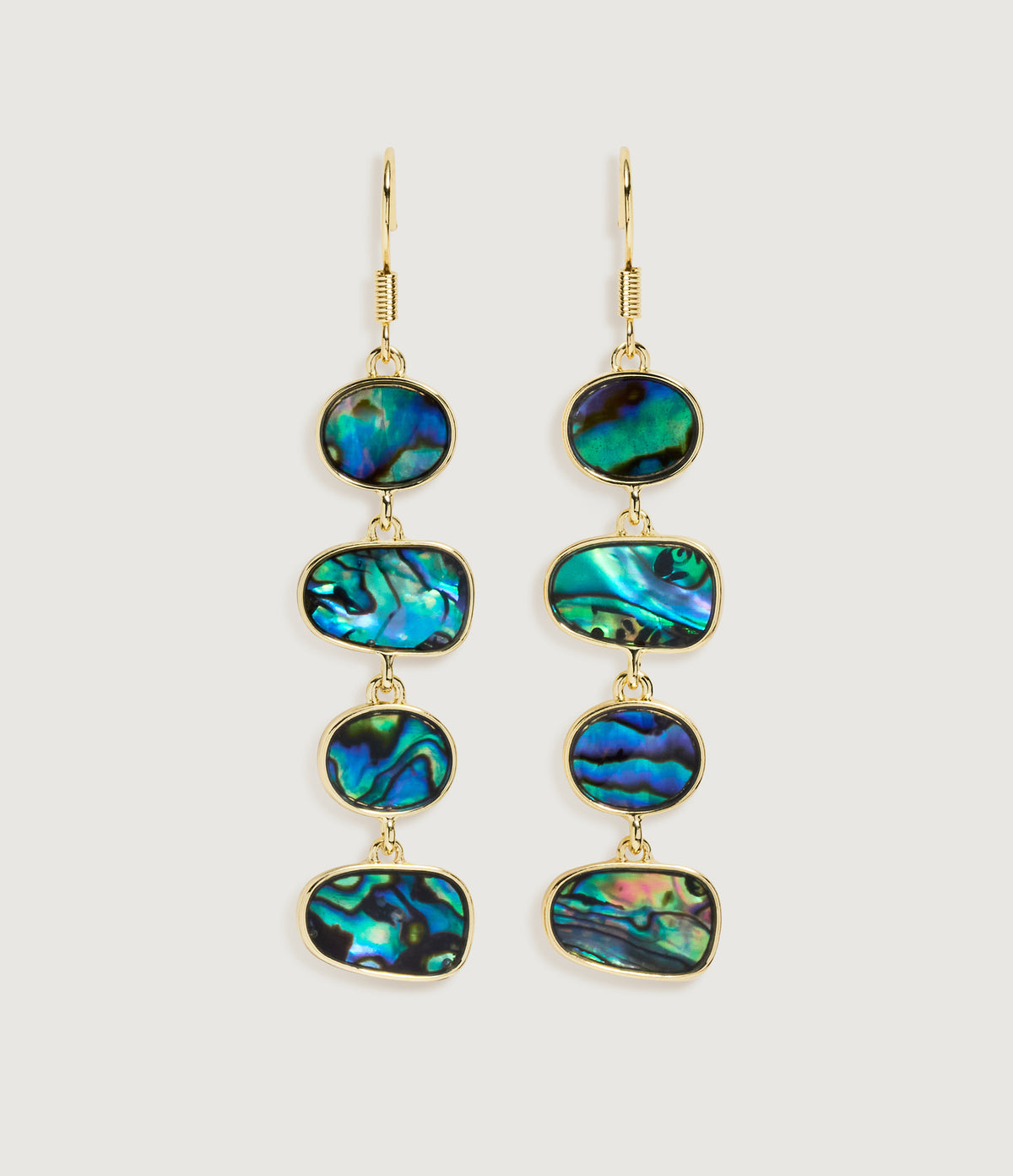 Abalone Cascade Drop Earrings