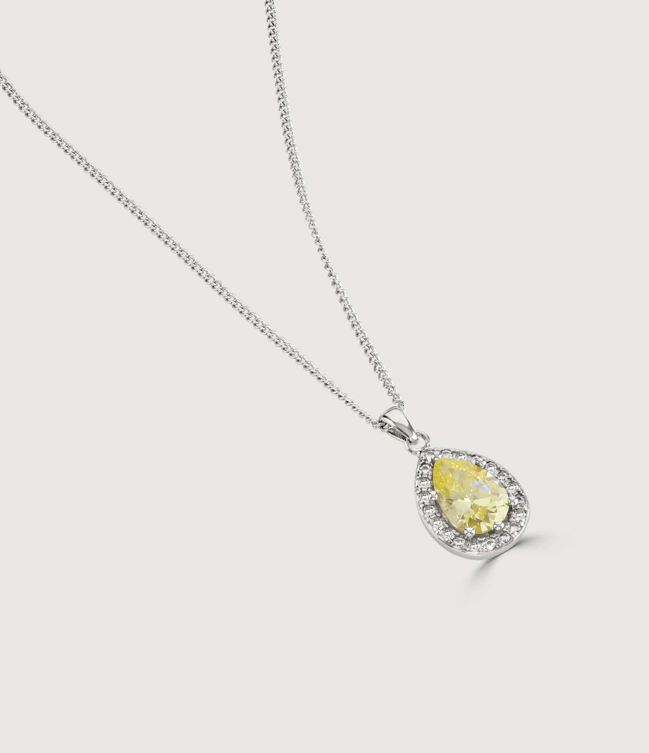 SPARKLE PEAR PENDANT