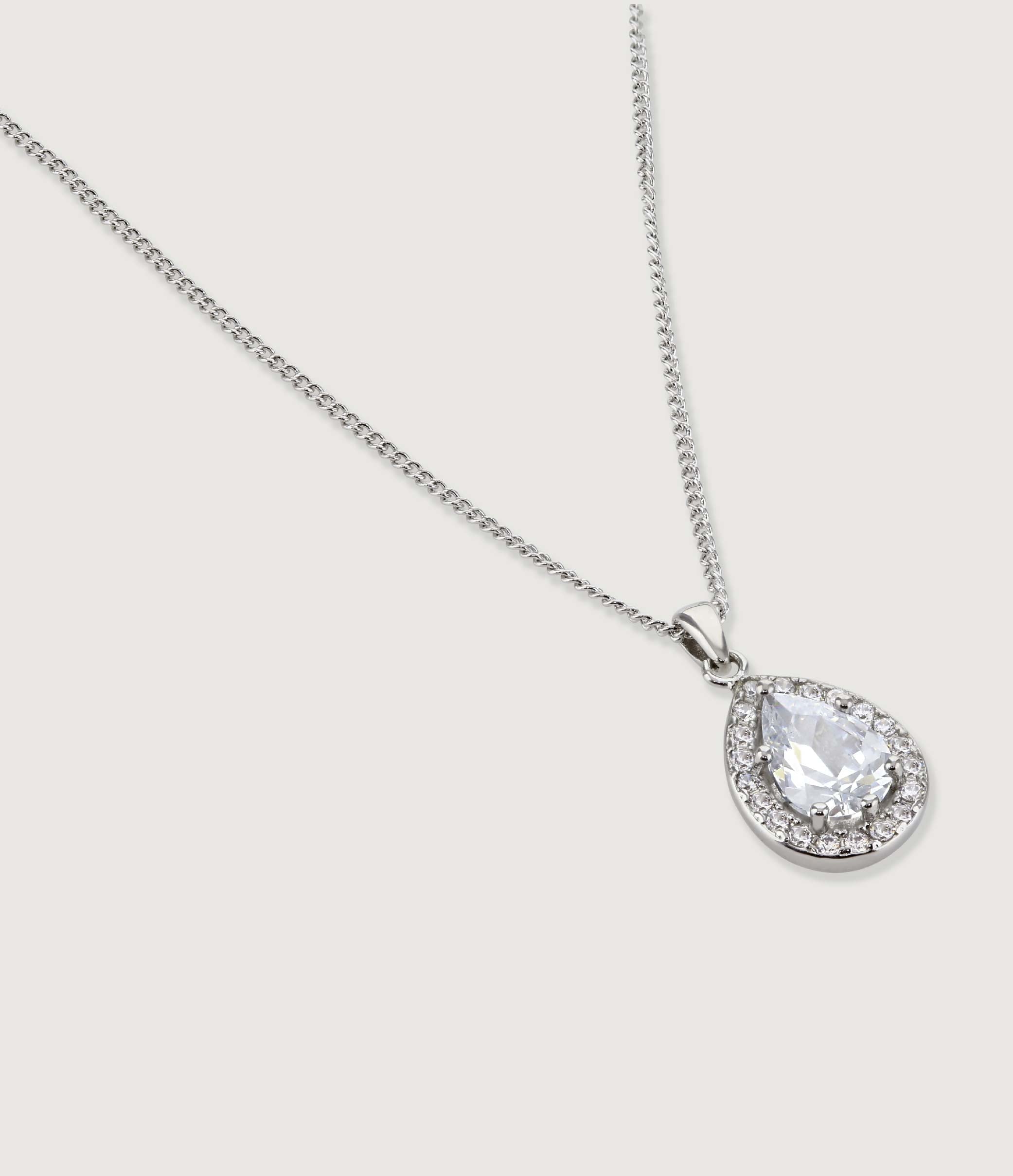 SPARKLE PEAR PENDANT