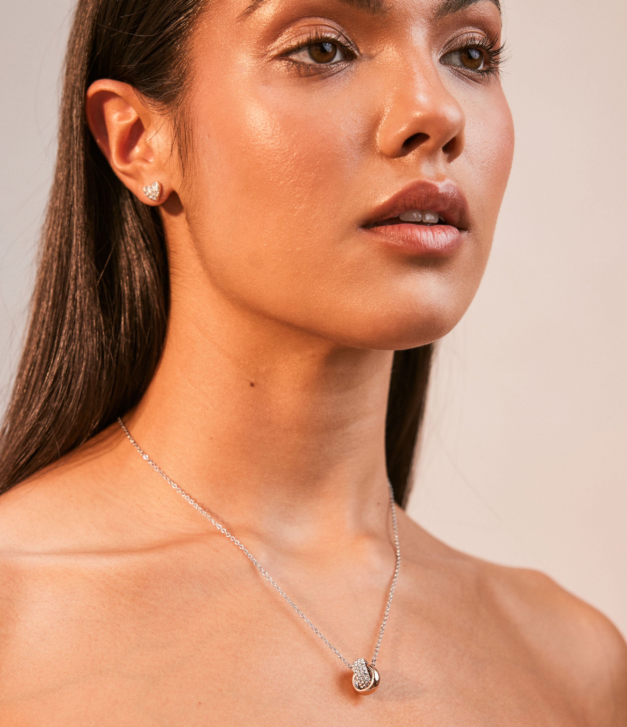 4PCS EARRING PACK - ROSE GOLD