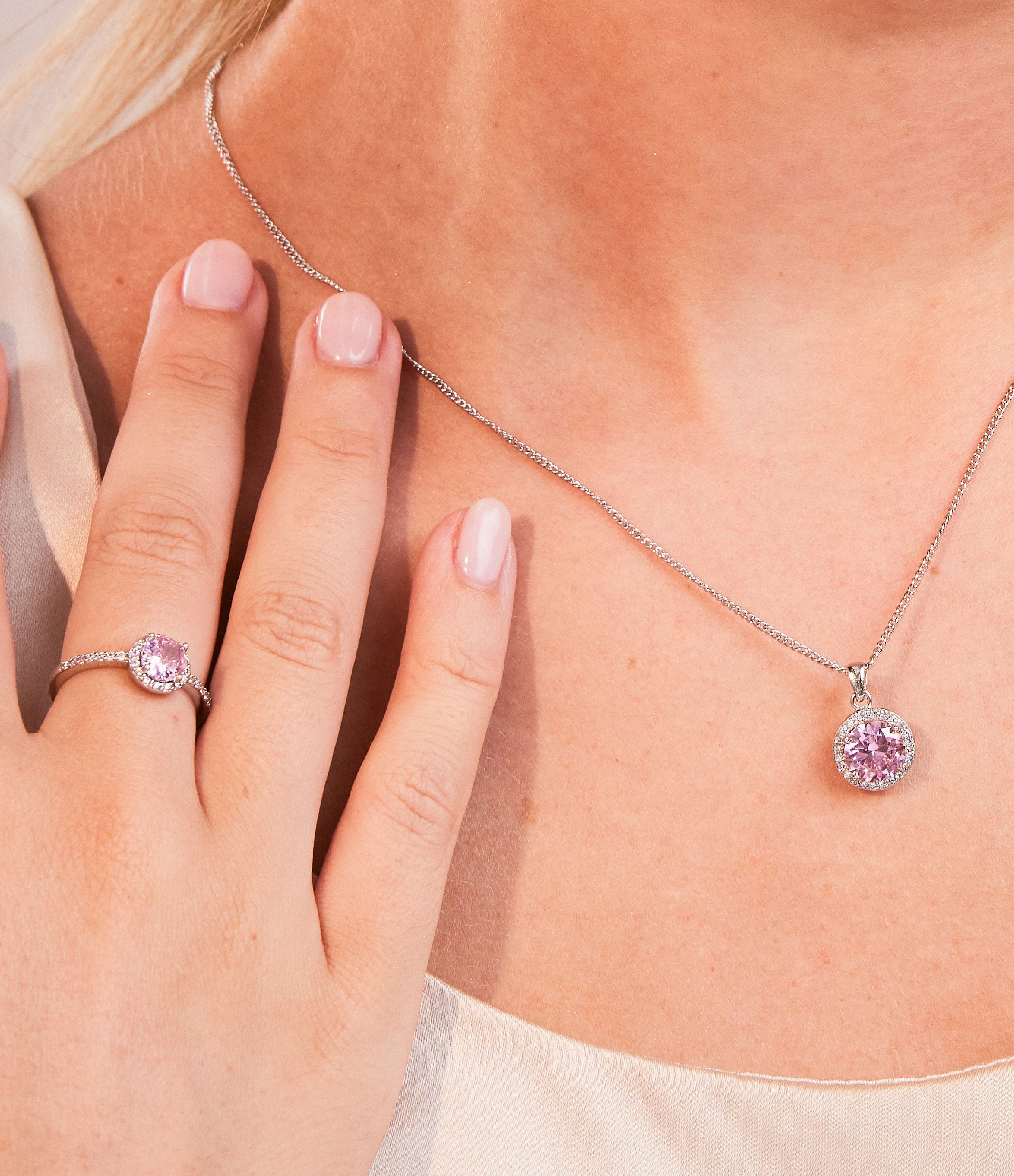 PINK HALO RING