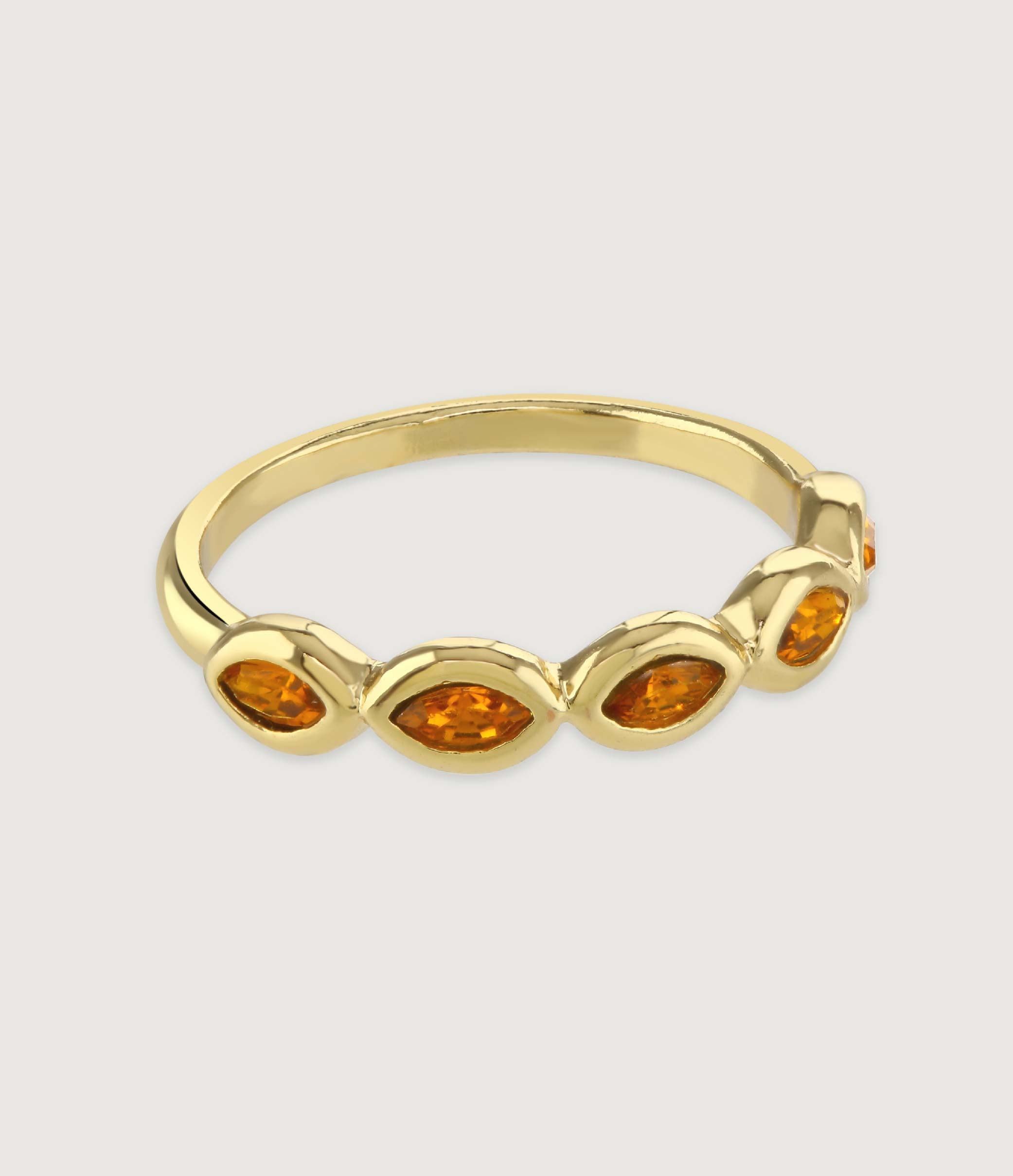 *EMERALD STACKING RING