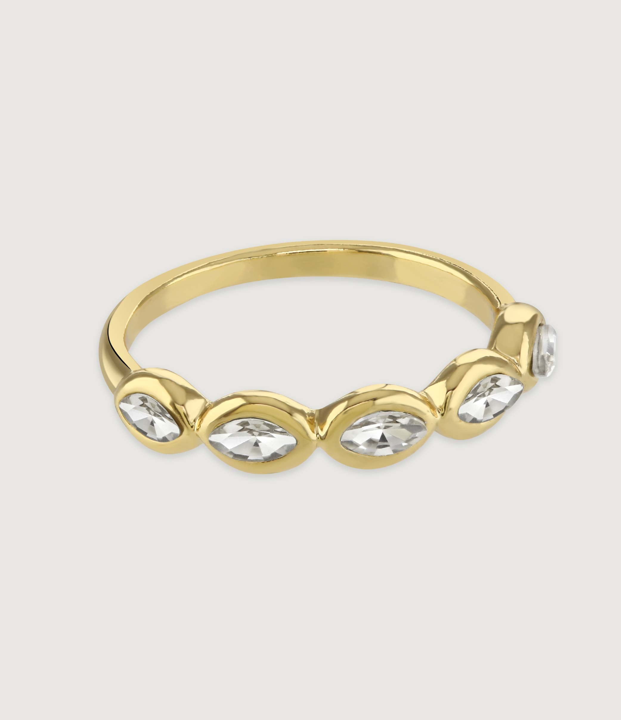 *EMERALD STACKING RING
