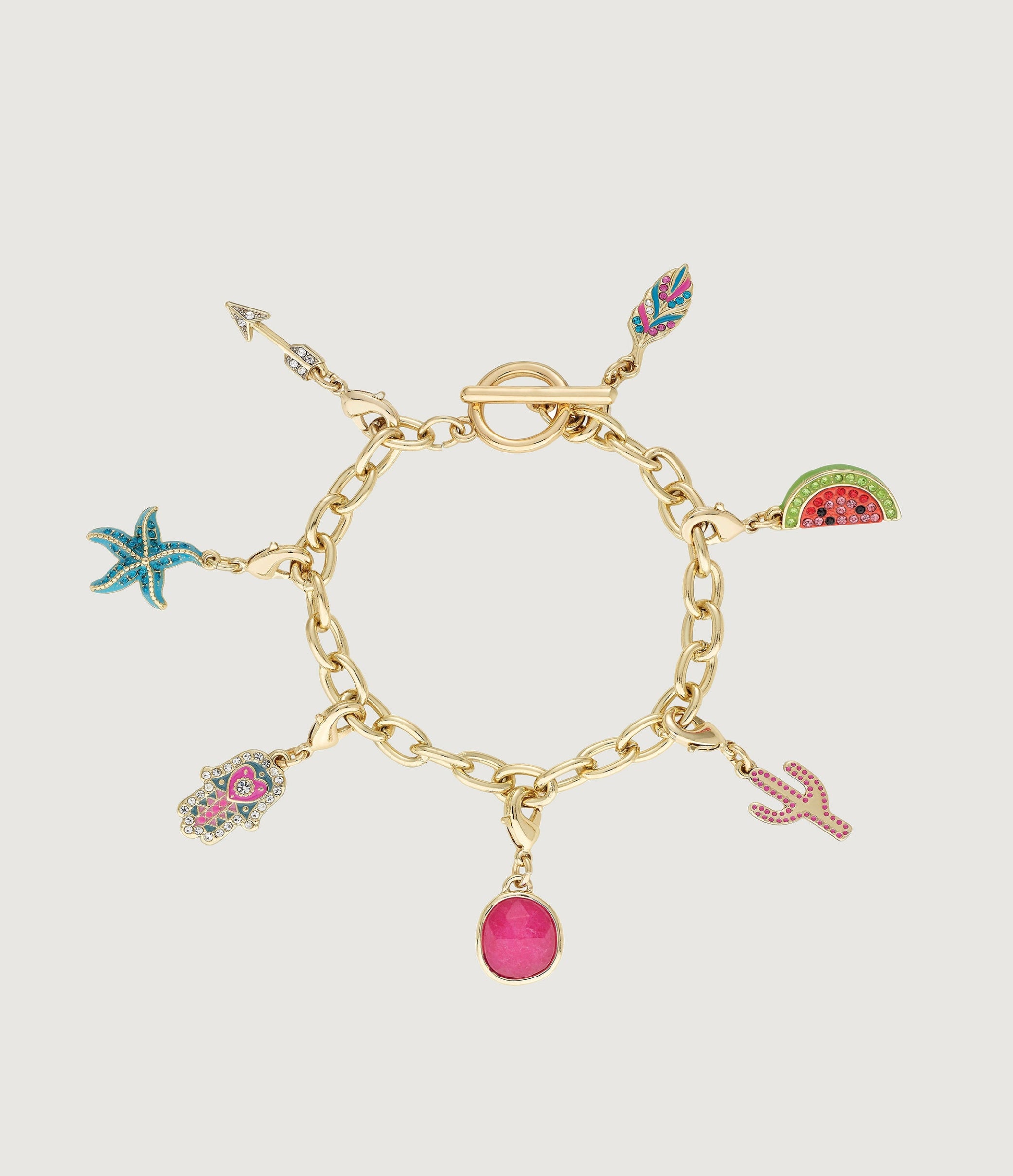 TROPICAL CHARM BRACELET AND PENDANT