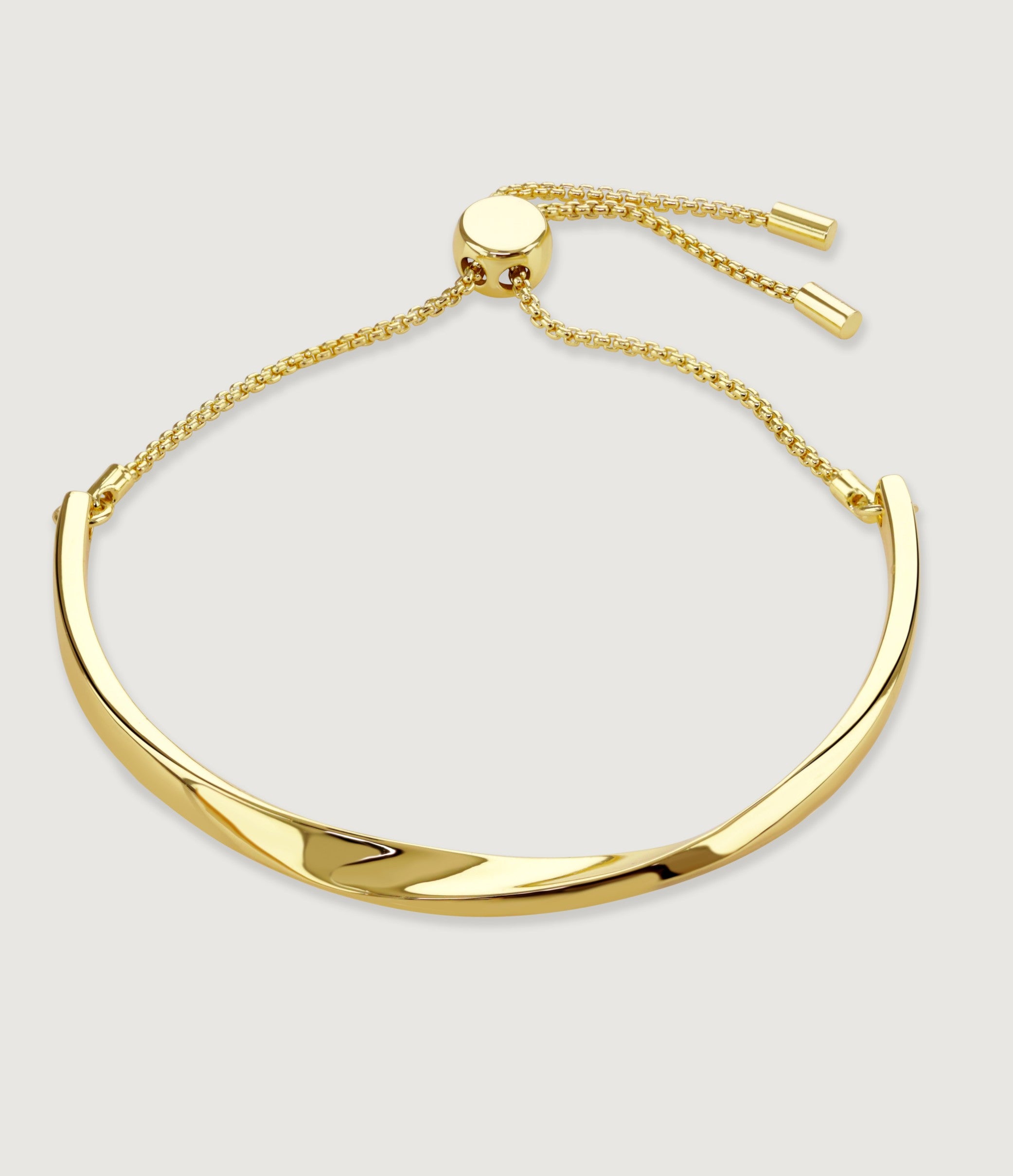 GOLD ADJUSTABLE TWIST BRACELET