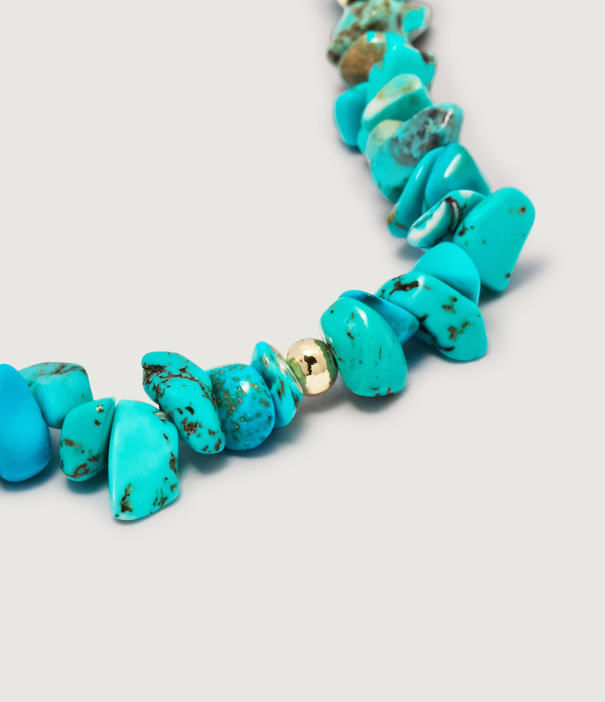 Turquoise Shell Charm Bracelet