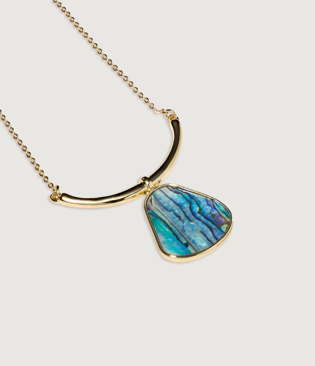 Abalone Teardrop Necklace