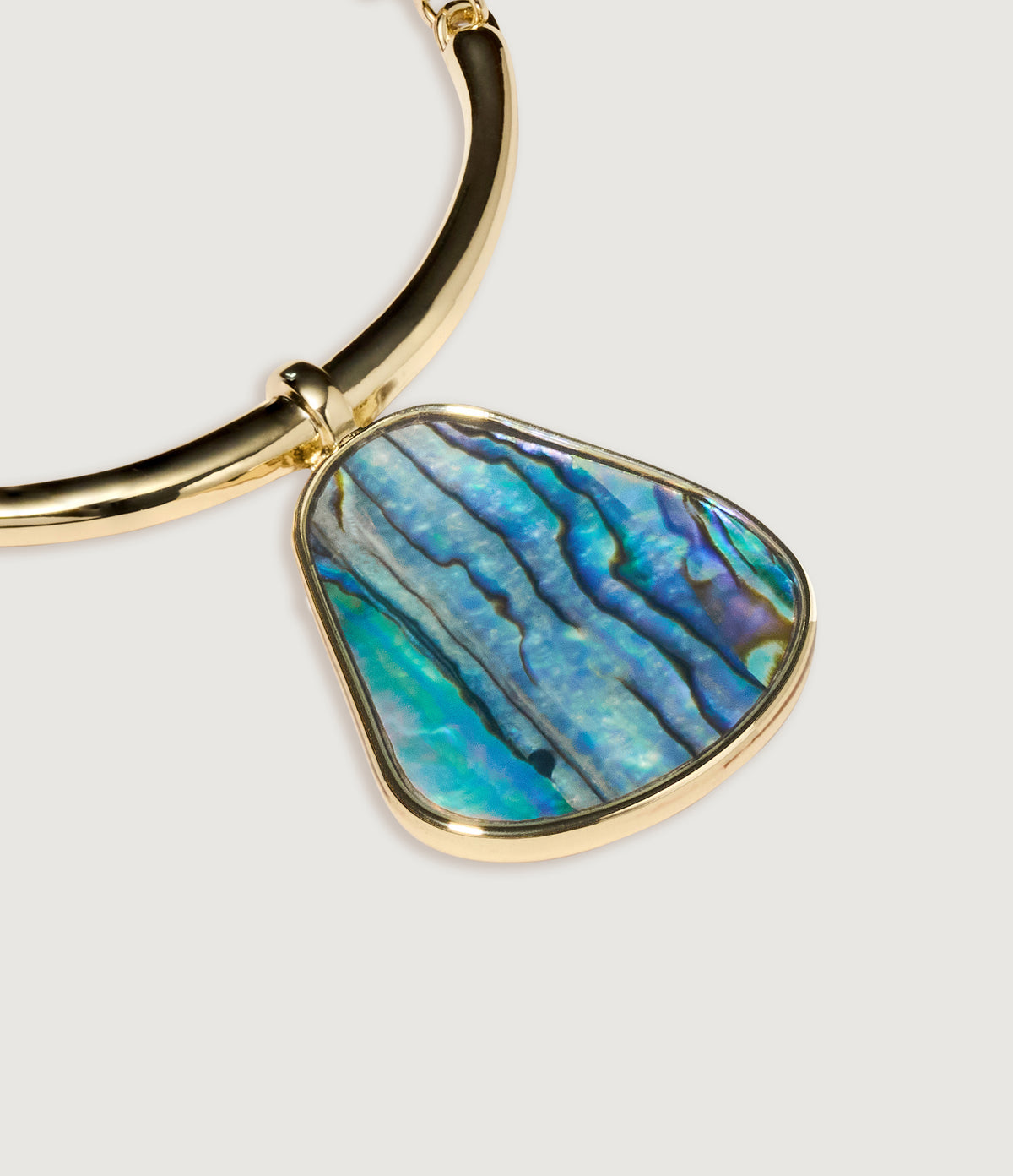 Abalone Teardrop Necklace
