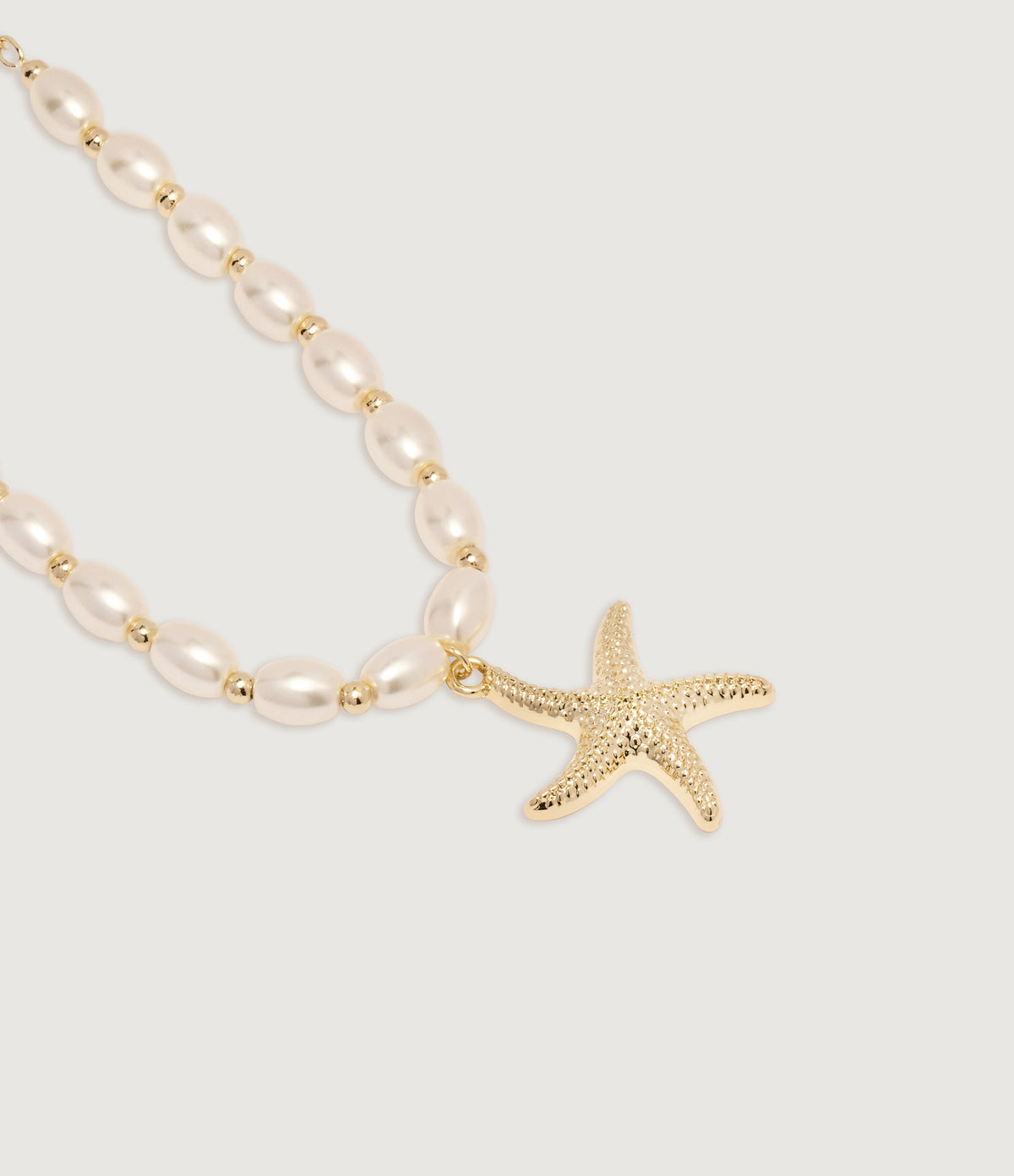 Pearl Starfish Pendant Necklace