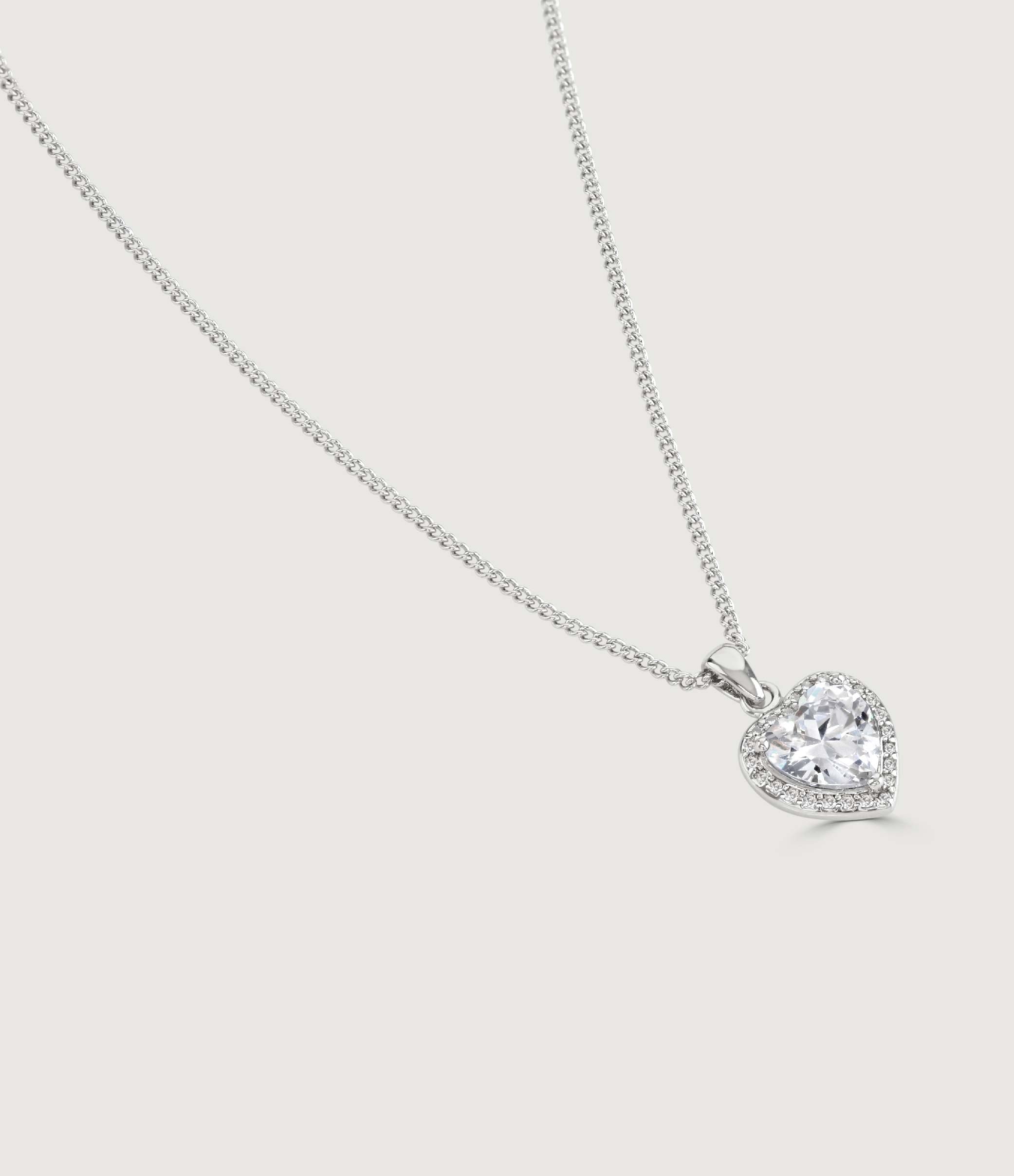 CLEAR HEART PENDANT