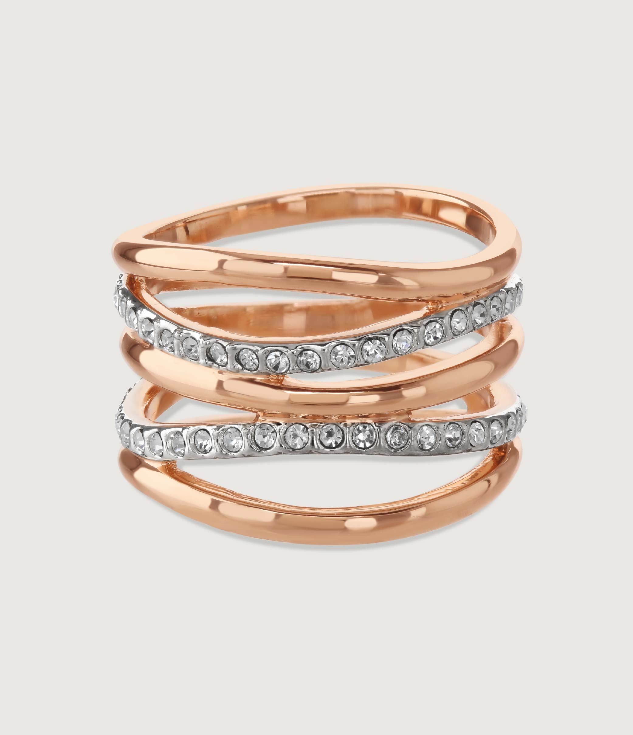 BAYSWATER RING - TWO-TONE ROSE GOLD