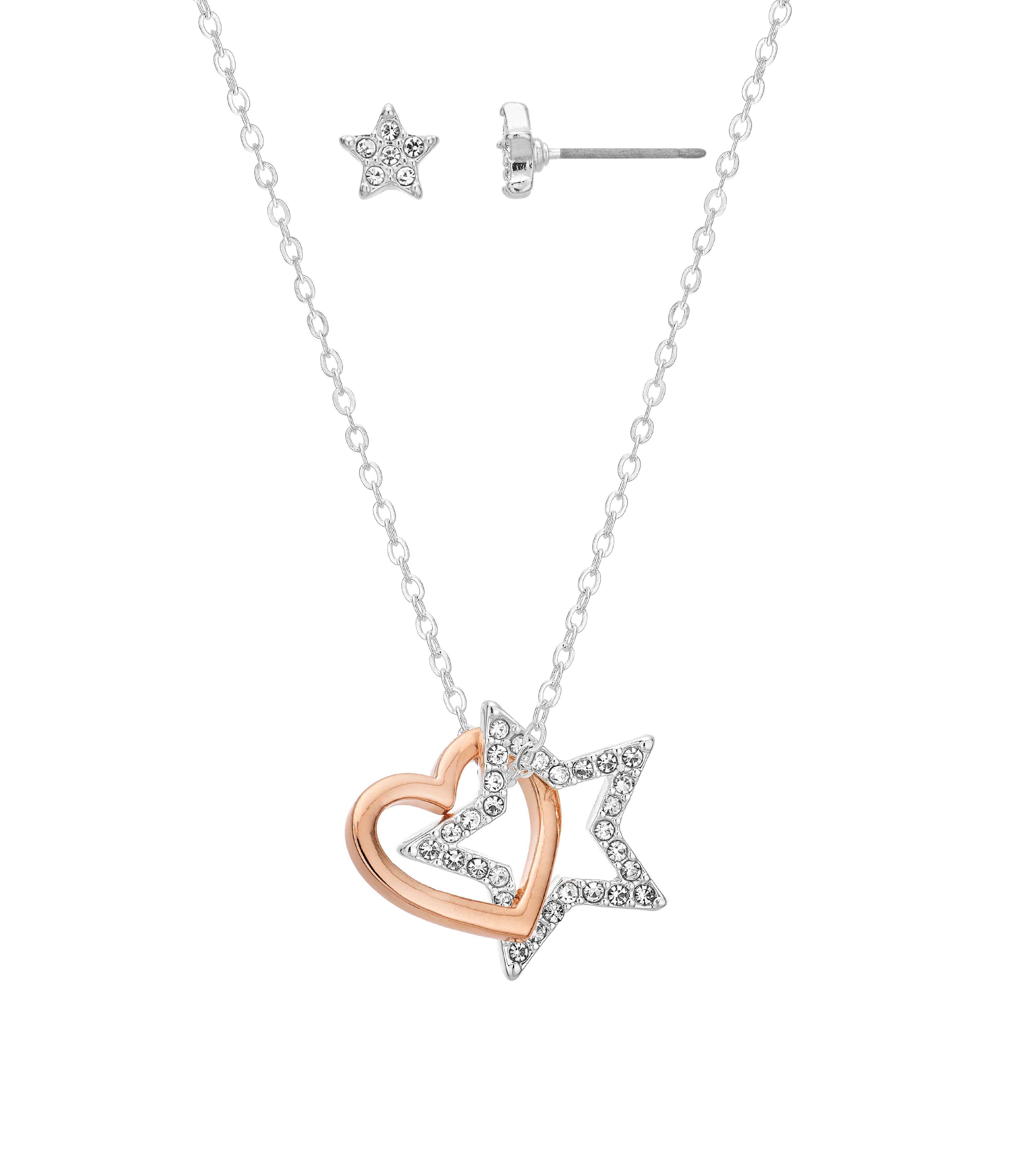 WISH UPON A STAR EARRING AND PENDANT SET