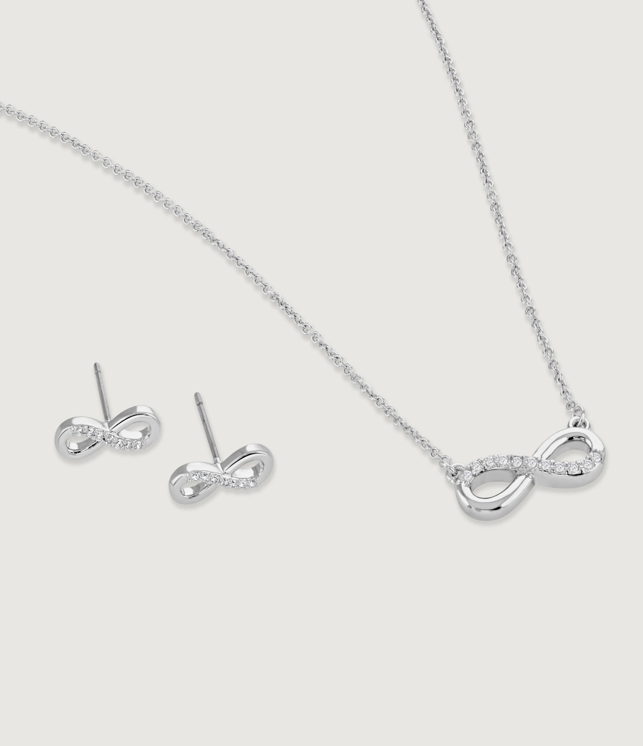 ETERNITY PENDANT & EARRINGS SET